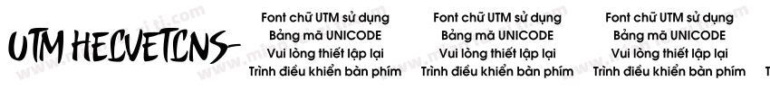UTM HELVETLNS字体转换